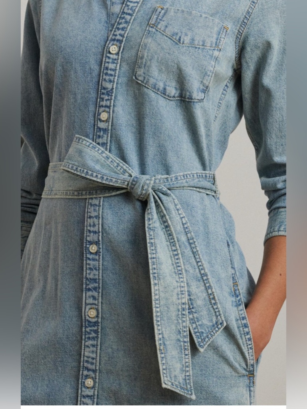 Lauren Ralph
Lauren
Long Sleeve
Belted Denim
Shirtdress 
XXL - Picture 3 of 14
